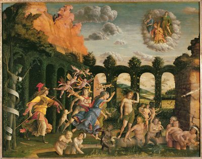 Minerva Chasing the Vices from the Garden of Virtue by Andrea Mantegna